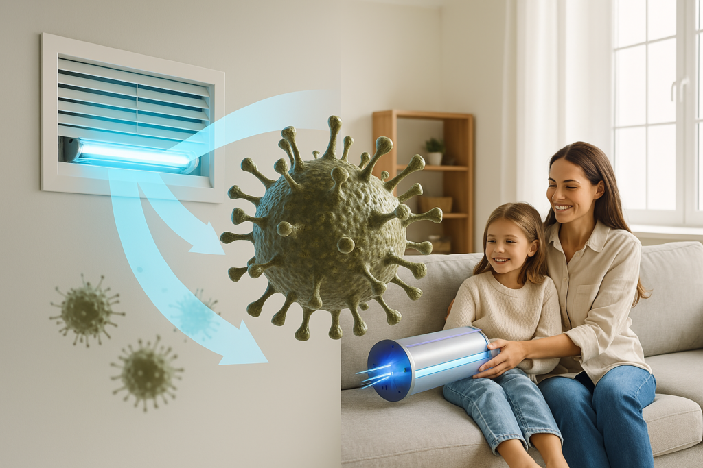 family and bacteria picture